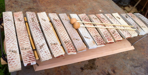 percussion contemporaines clavier percussion diatonique en argile sonore